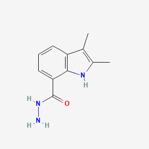 2,3-dimethyl-1H-indole-7-carbohydrazide