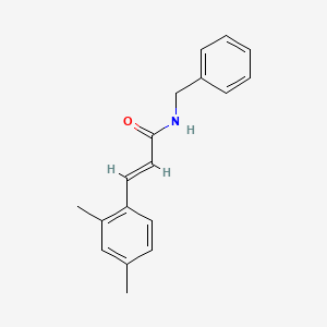 molecular formula C18H19NO B2548849 N-benzyl-3-(2,4-dimethylphenyl)acrylamide CAS No. 331462-00-1