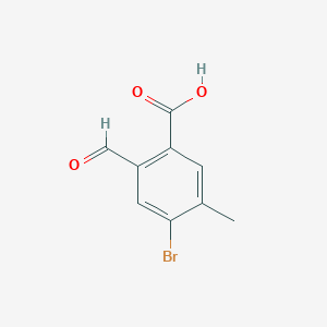B2548994 4-Bromo-2-formyl-5-methylbenzoic acid CAS No. 2248294-67-7