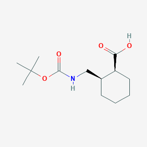 B2549092 (1S)-2alpha-[(tert-Butoxycarbonyl)aminomethyl]cyclohexane-1alpha-carboxylic acid CAS No. 1292320-72-9