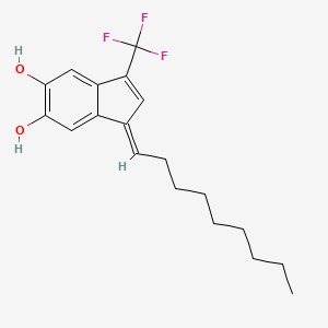 molecular formula C19H23F3O2 B2549107 (E/Z)-E64FC26 
