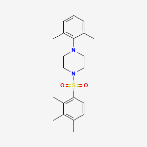 1-(2,6-Dimethylphenyl)-4-(2,3,4-trimethylbenzenesulfonyl)piperazine