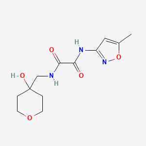 N1-((4-hydroxytetrahydro-2H-pyran-4-yl)methyl)-N2-(5-methylisoxazol-3-yl)oxalamide