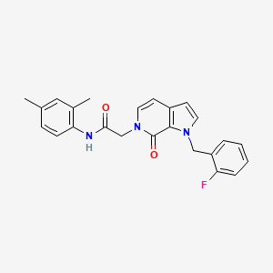N-(2,4-dimethylphenyl)-2-[1-(2-fluorobenzyl)-7-oxo-1,7-dihydro-6H-pyrrolo[2,3-c]pyridin-6-yl]acetamide