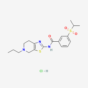 3-(isopropylsulfonyl)-N-(5-propyl-4,5,6,7-tetrahydrothiazolo[5,4-c]pyridin-2-yl)benzamide hydrochloride