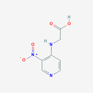 molecular formula C7H7N3O4 B2549184 (3-Nitropyridin-4-yl)glycine CAS No. 890092-66-7