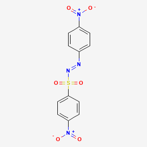 (4-Nitro-benzenesulfonyl)-(4-nitro-phenyl)-diazene