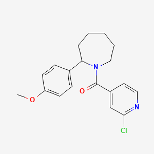 1-(2-Chloropyridine-4-carbonyl)-2-(4-methoxyphenyl)azepane