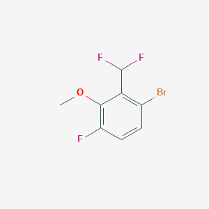 1-Bromo-2-(difluoromethyl)-4-fluoro-3-methoxybenzene