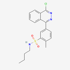 N-butyl-5-(4-chlorophthalazin-1-yl)-2-methylbenzenesulfonamide