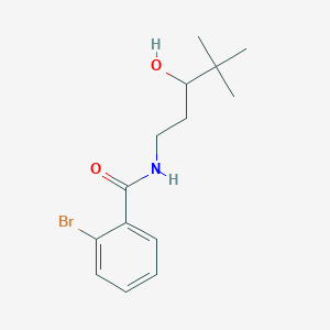 2-bromo-N-(3-hydroxy-4,4-dimethylpentyl)benzamide