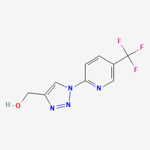 {1-[5-(trifluoromethyl)pyridin-2-yl]-1H-1,2,3-triazol-4-yl}methanol
