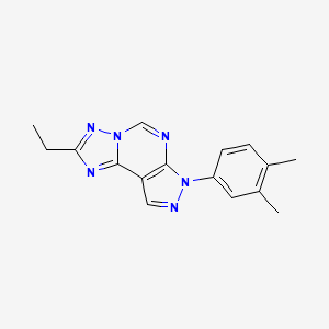 7-(3,4-dimethylphenyl)-2-ethyl-7H-pyrazolo[4,3-e][1,2,4]triazolo[1,5-c]pyrimidine