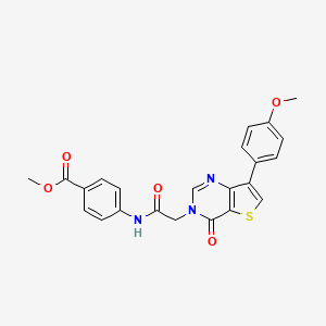 methyl 4-({[7-(4-methoxyphenyl)-4-oxothieno[3,2-d]pyrimidin-3(4H)-yl]acetyl}amino)benzoate