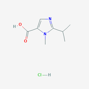 3-Methyl-2-propan-2-ylimidazole-4-carboxylic acid;hydrochloride