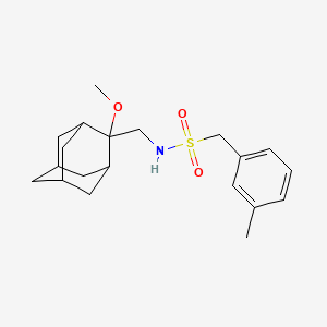 N-(((1R,3S,5r,7r)-2-methoxyadamantan-2-yl)methyl)-1-(m-tolyl)methanesulfonamide