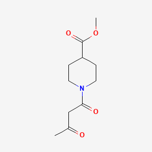 Methyl 1-(3-oxobutanoyl)piperidine-4-carboxylate