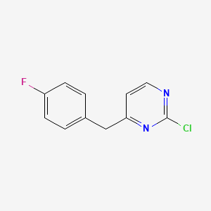 2-Chloro-4-(4-fluorobenzyl)pyrimidine