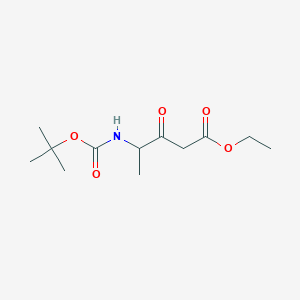 Ethyl 4-((tert-butoxycarbonyl)amino)-3-oxopentanoate
