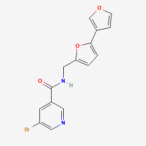 N-([2,3'-bifuran]-5-ylmethyl)-5-bromonicotinamide