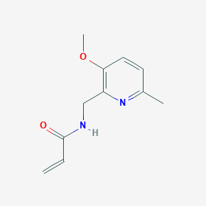 molecular formula C11H14N2O2 B2549589 N-[(3-Methoxy-6-methylpyridin-2-yl)methyl]prop-2-enamide CAS No. 2411268-59-0