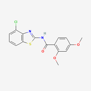 N-(4-chloro-1,3-benzothiazol-2-yl)-2,4-dimethoxybenzamide