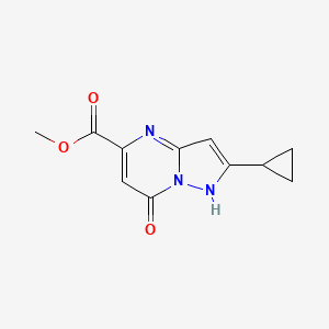 Methyl 2-cyclopropyl-7-oxo-1H-pyrazolo[1,5-a]pyrimidine-5-carboxylate
