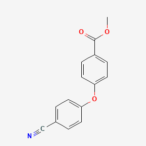 molecular formula C15H11NO3 B2549721 Methyl 4-(4-cyanophenoxy)benzoate CAS No. 201480-94-6