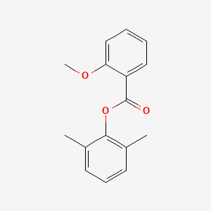 molecular formula C16H16O3 B2549728 2,6-Dimethylphenyl 2-methoxybenzoate CAS No. 72566-71-3