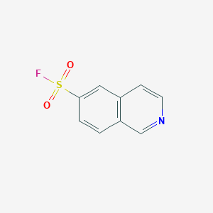 molecular formula C9H6FNO2S B2549778 Isoquinoline-6-sulfonyl fluoride CAS No. 1934467-56-7