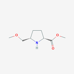 Methyl (2R,5S)-5-(methoxymethyl)pyrrolidine-2-carboxylate