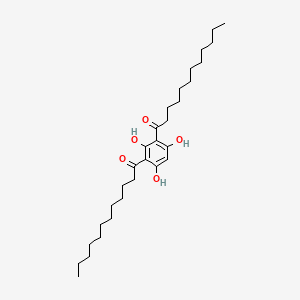 molecular formula C30H50O5 B2549889 Didodecanoylphloroglucinol CAS No. 144337-28-0
