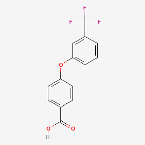 molecular formula C14H9F3O3 B2549906 4-[3-(Trifluoromethyl)phenoxy]benzoic acid CAS No. 632366-11-1
