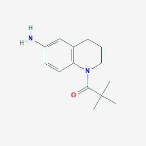 1-(2,2-Dimethylpropanoyl)-1,2,3,4-tetrahydroquinolin-6-amine