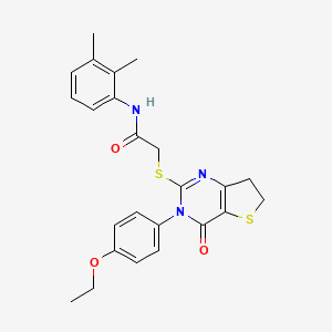 N-(2,3-dimethylphenyl)-2-((3-(4-ethoxyphenyl)-4-oxo-3,4,6,7-tetrahydrothieno[3,2-d]pyrimidin-2-yl)thio)acetamide