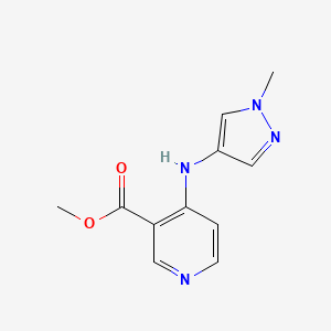 Methyl 4-[(1-methylpyrazol-4-yl)amino]pyridine-3-carboxylate