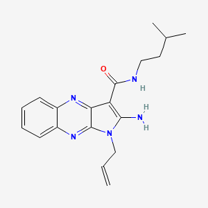 1-allyl-2-amino-N-isopentyl-1H-pyrrolo[2,3-b]quinoxaline-3-carboxamide