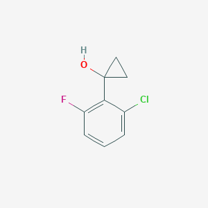 1-(2-Chloro-6-fluorophenyl)cyclopropan-1-ol