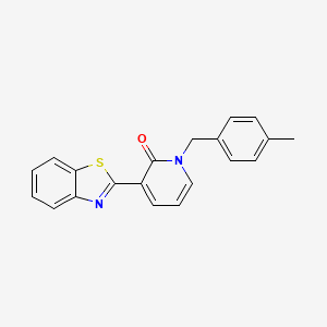 3-(1,3-benzothiazol-2-yl)-1-(4-methylbenzyl)-2(1H)-pyridinone