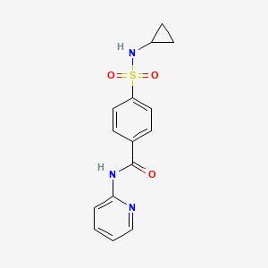 4-(cyclopropylsulfamoyl)-N-pyridin-2-ylbenzamide