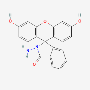 molecular formula C20H14N2O4 B2550128 N-Aminofluorescein 