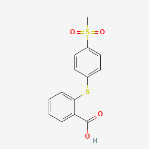 2-[(4-Methanesulfonylphenyl)sulfanyl]benzoic acid