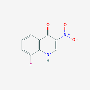 8-Fluoro-3-nitroquinolin-4-ol