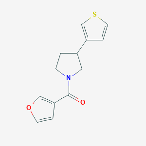 Furan-3-yl(3-(thiophen-3-yl)pyrrolidin-1-yl)methanone
