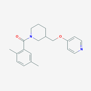 (2,5-Dimethylphenyl)-[3-(pyridin-4-yloxymethyl)piperidin-1-yl]methanone