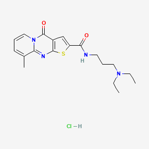 N-(3-(diethylamino)propyl)-9-methyl-4-oxo-4H-pyrido[1,2-a]thieno[2,3-d]pyrimidine-2-carboxamide hydrochloride