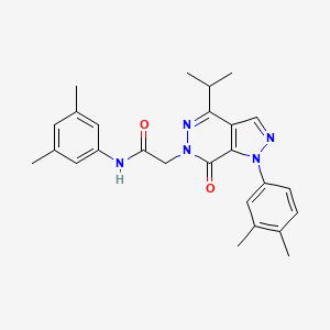 N-(3,5-dimethylphenyl)-2-(1-(3,4-dimethylphenyl)-4-isopropyl-7-oxo-1H-pyrazolo[3,4-d]pyridazin-6(7H)-yl)acetamide
