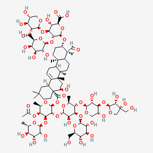 molecular formula C83H130O46 B2550188 QS 7 