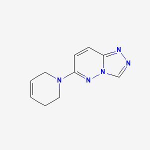 molecular formula C10H11N5 B2550193 6-(3,6-Dihydro-2H-pyridin-1-yl)-[1,2,4]triazolo[4,3-b]pyridazine CAS No. 2320220-57-1