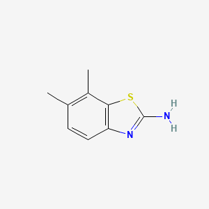 molecular formula C9H10N2S B2550199 6,7-Dimethylbenzo[d]thiazol-2-amine CAS No. 854057-72-0